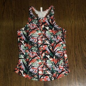Under Armour Colorful Abstract Camouflage Racerback Stretch Tank Top